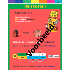 Reiskosten - basis - poster